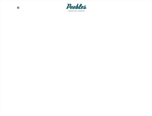 Tablet Screenshot of peeblescreativegroup.com